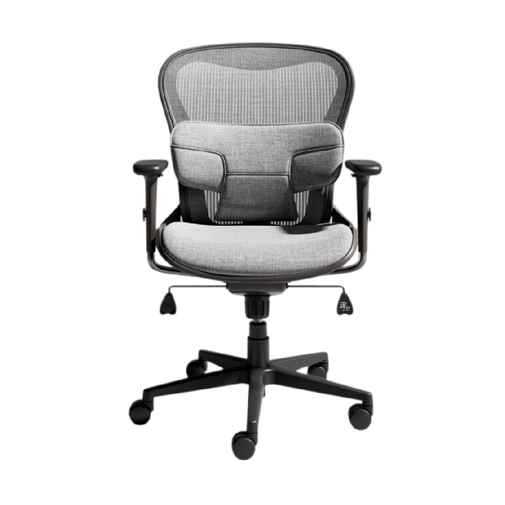 **Título técnico em português: Cadeira Ergonômica Ajustável com Apoio Lombar e Rodízios**