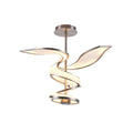 **Título técnico em português: Luminária de Teto LED em Design Espiral Moderna**